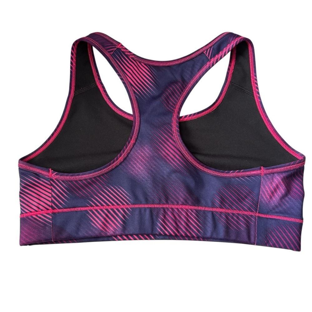 NIKE Lot of 2 Racerback  Sports Bras in Pink / Purple Striped Size Small - Picture 3 of 6